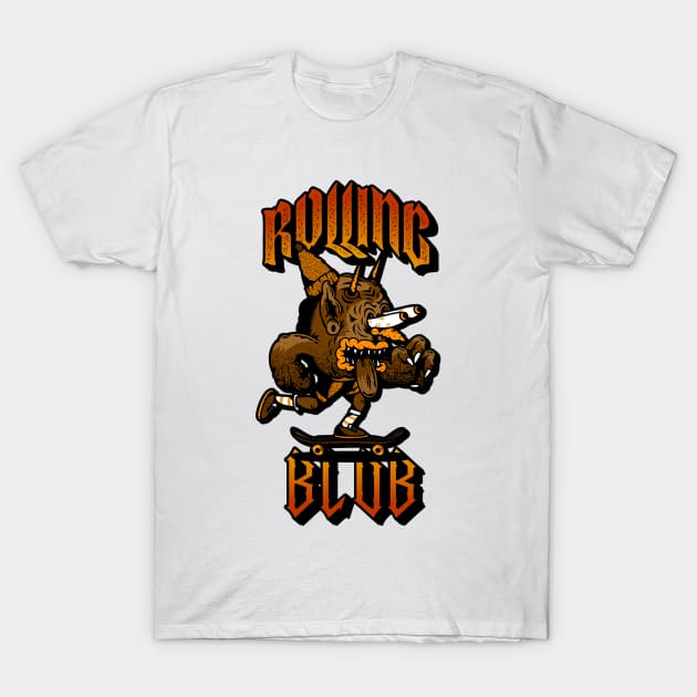 Rolling Blob T-Shirt by TheArtNerd